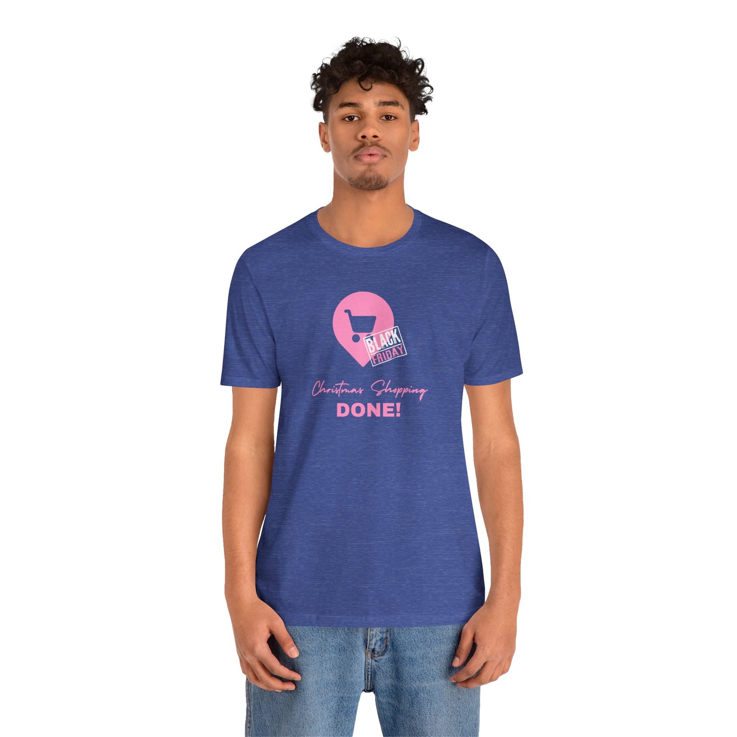 Unisex Jersey Short Sleeve Black Friday Christmas Shopping T-Shirt