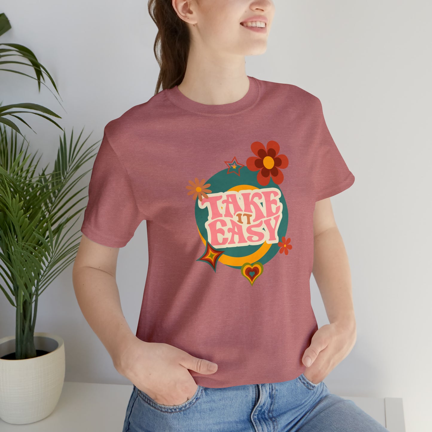 Unisex Take It Easy Retro Vibes T-Shirt