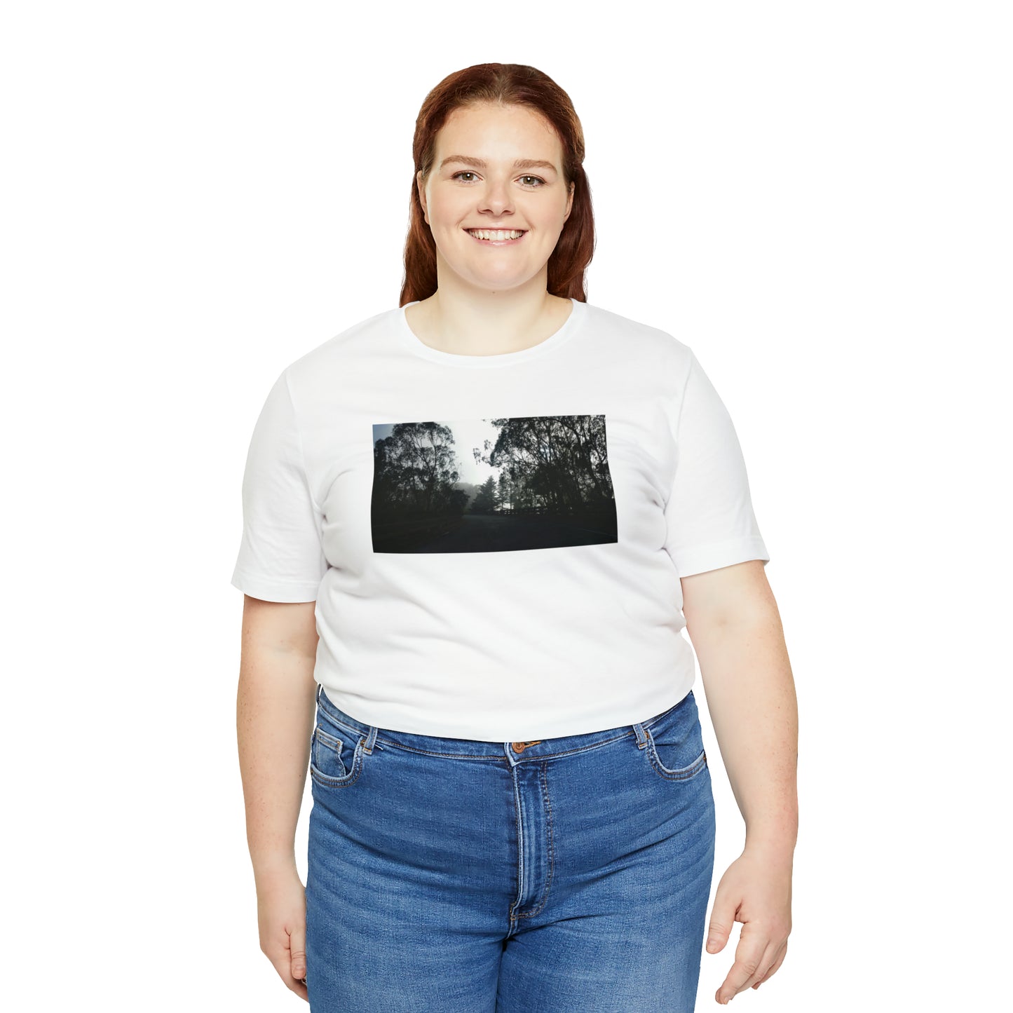 Unisex Travel T-Shirt, Scenic Ride I-280 On-ramp SF