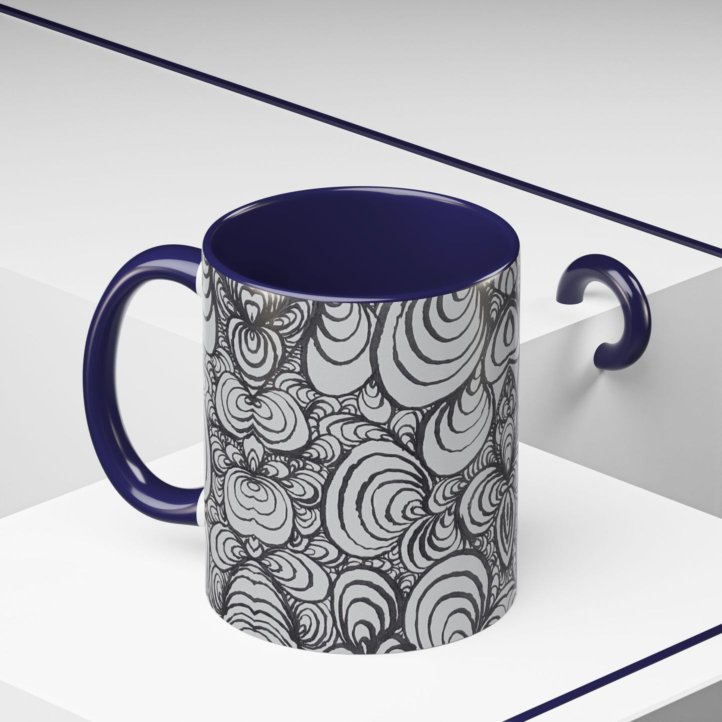 11oz/15oz Original Line Art Mug - Puzzle Panels 1