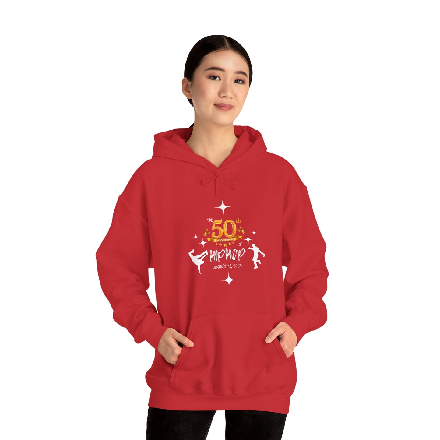Unisex Heavy Blend™ 50th Anniversary of HipHop August 11, 2023 Commemorate 50 Years Hooded Sweatshirt
