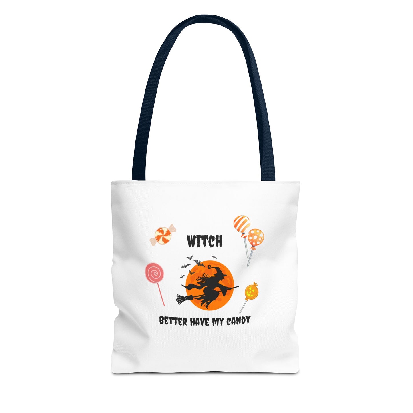 Halloween Tote Bag Spooky Season Trick or Treating Candy Bag Fall Themed Reusable Lunch Tote