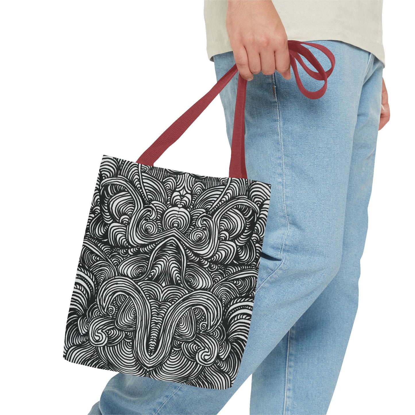 Unisex Original Line Art All Over Print Tote Bag - Mirage