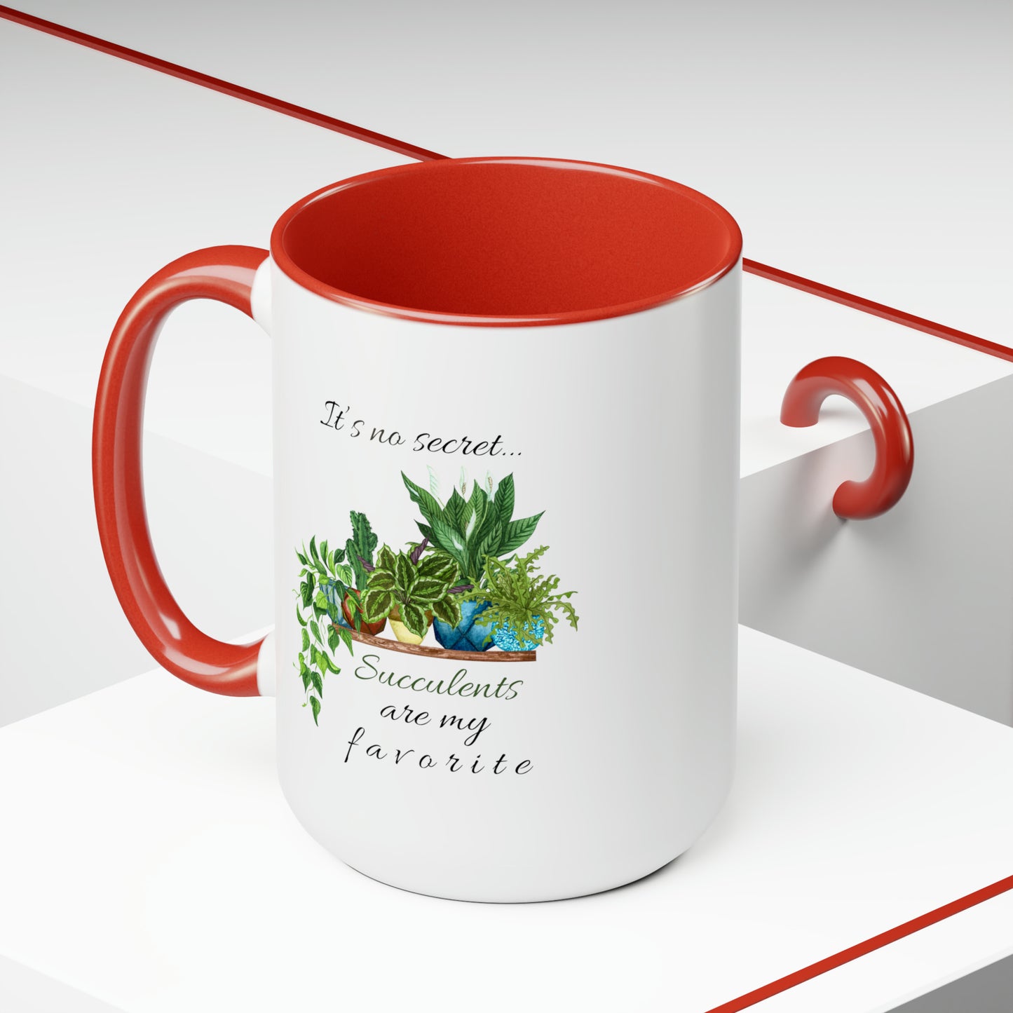 15oz Garden Themed Coffee Mug - Succulents Are My Favorite