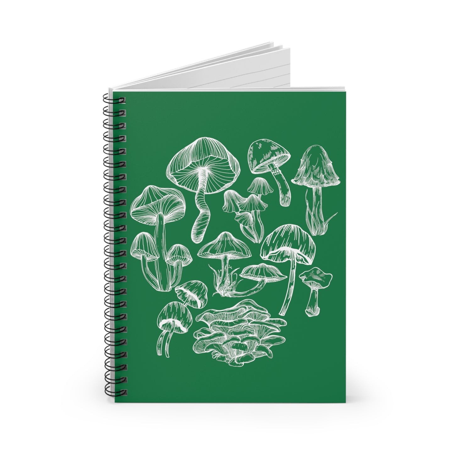 Mushroom Lover Fungi Print Toadstool Spiral Notebook