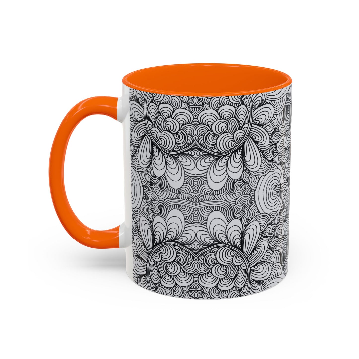 11oz/15oz Original Line Art Coffee Mug - Apricots Noir Mirage