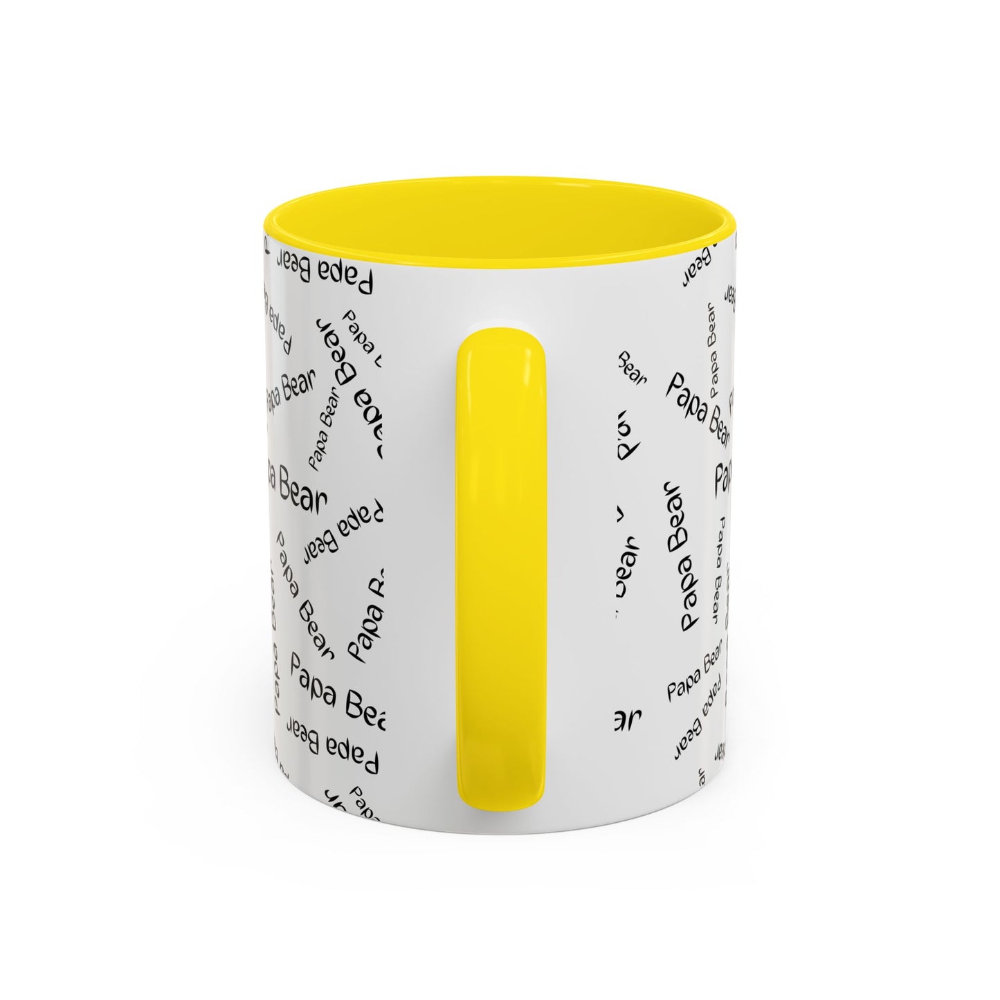 11oz/15oz Papa Bear Word Scramble Coffee Mug