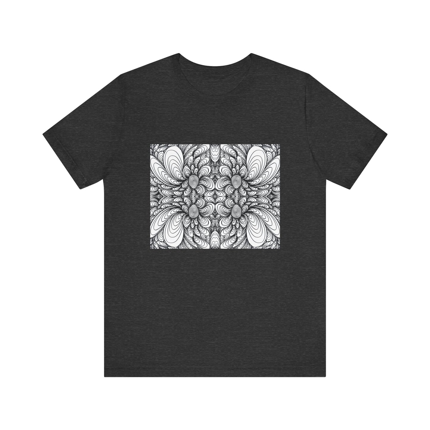 Unisex Original Line Art T-Shirt -Blooms
