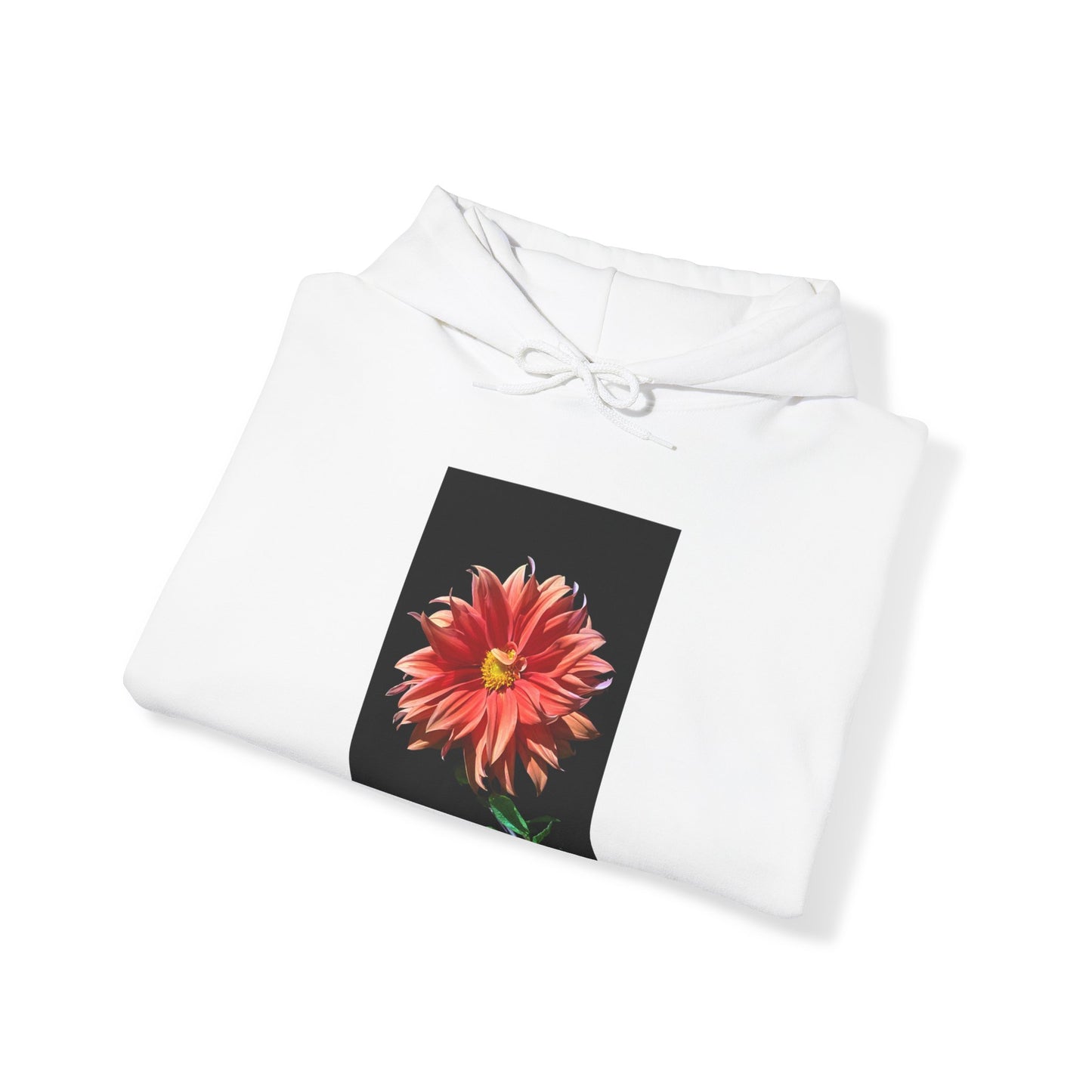 Unisex Heavy Blend™  Dahlia Flower Hooded Sweatshirt