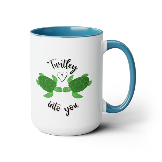 15oz Cute Turtle Lover Turtley Into You Coffee Mug