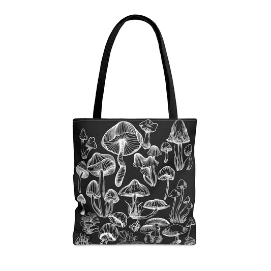 Unisex Mushroom Lover Fungi Print Toadstool Tote Bag