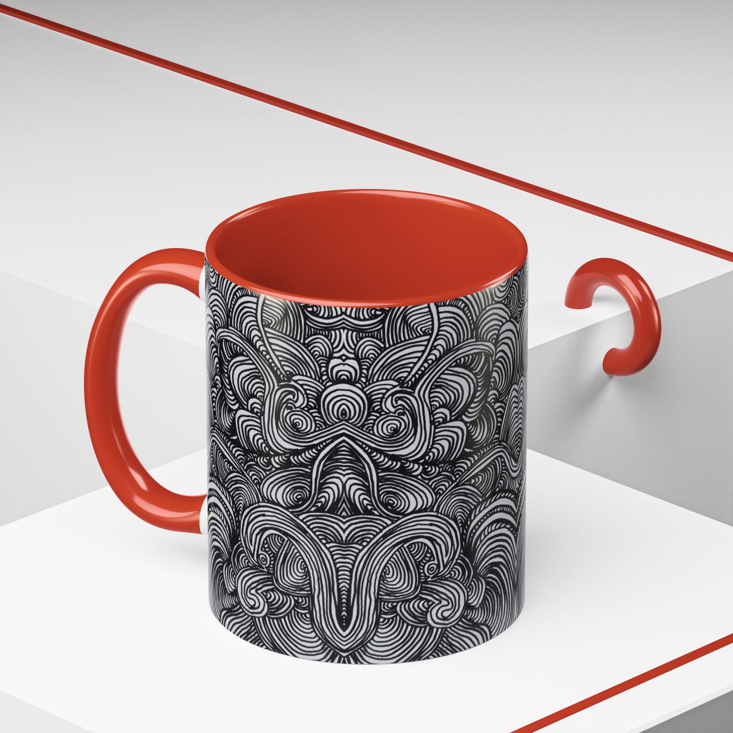 11oz/15oz Original Line Art Coffee Mug - Liquid