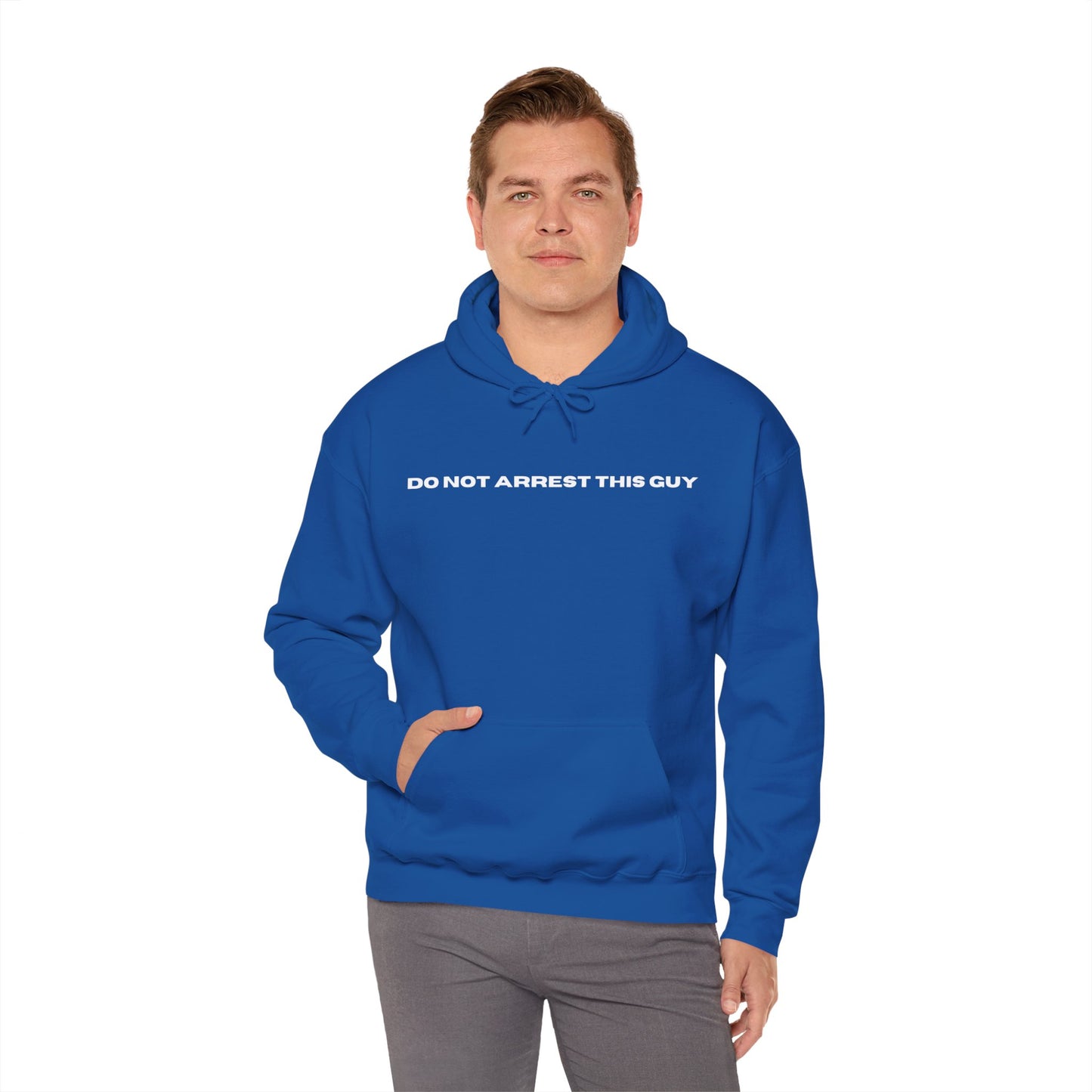 Unisex Heavy Blend™ Do Not Arrest This Guy Hooded Sweatshirt