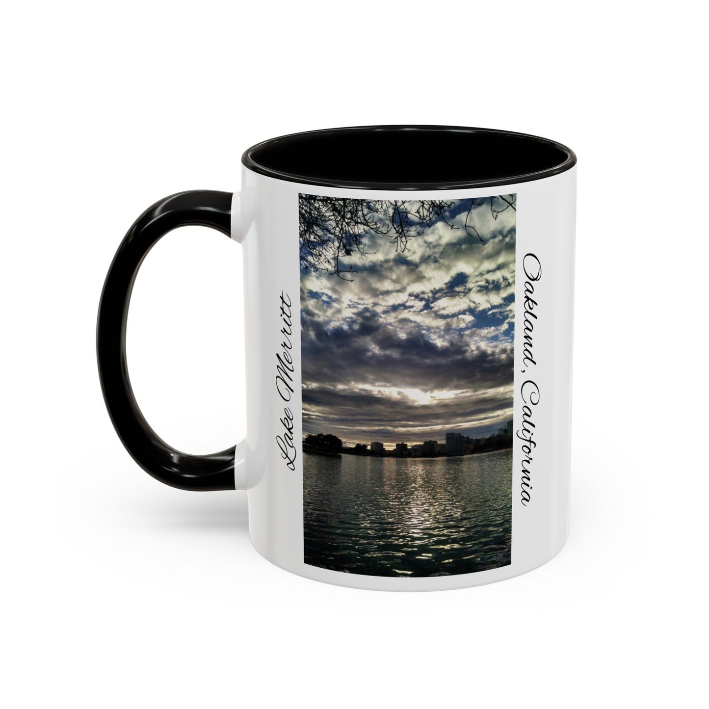 11oz/15oz Two Tone Lake Merritt, Oakland California San Francisco Bay Area Keepsake Coffee Mug