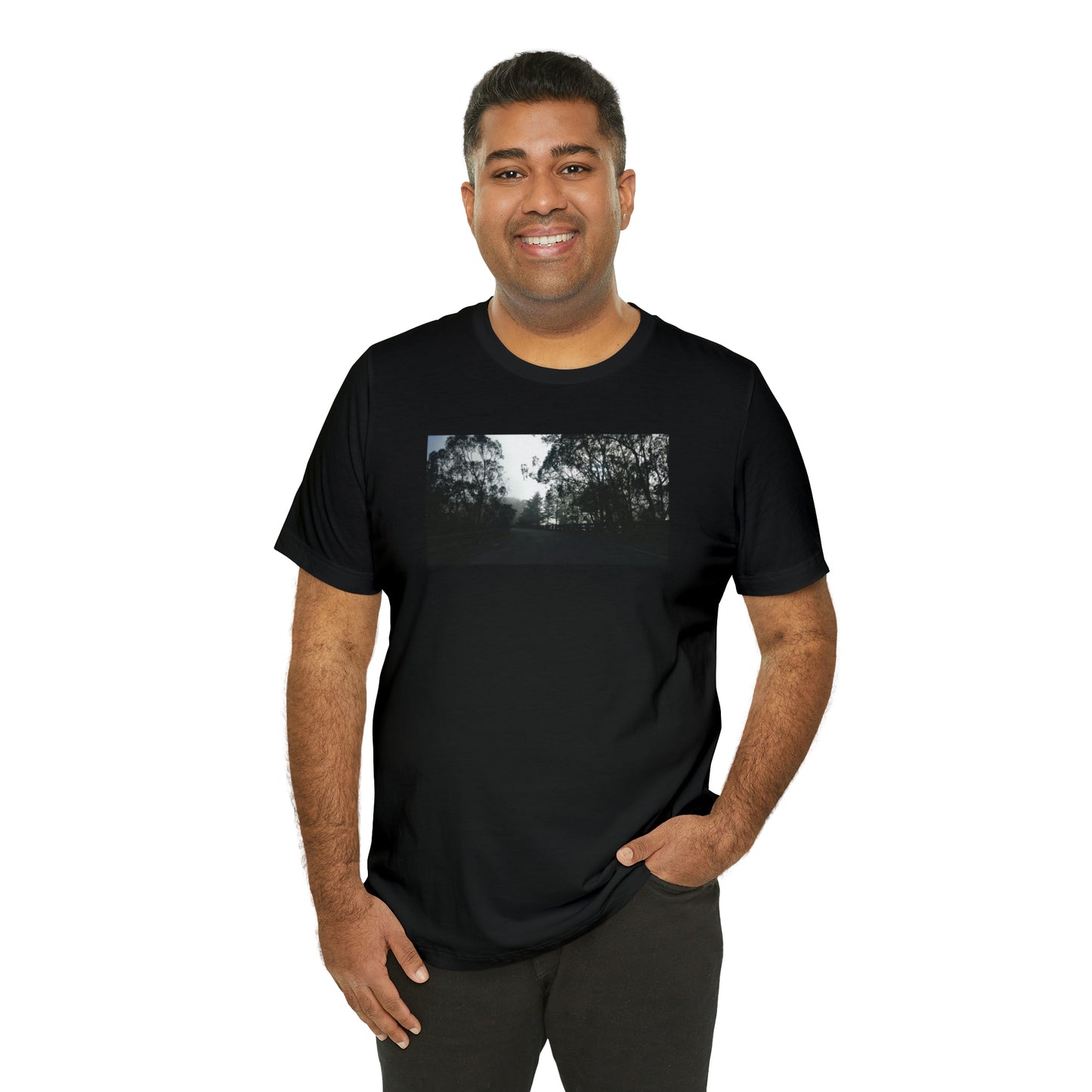 Unisex Travel T-Shirt, Scenic Ride I-280 On-ramp SF