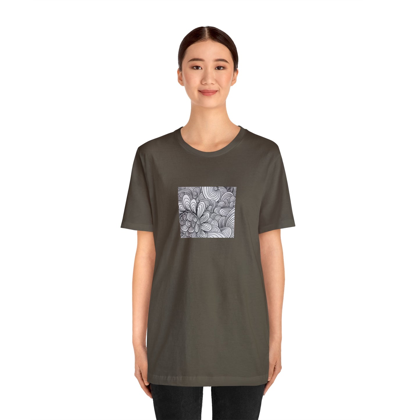 Unisex Original Art T-Shirt - Apricots Noir