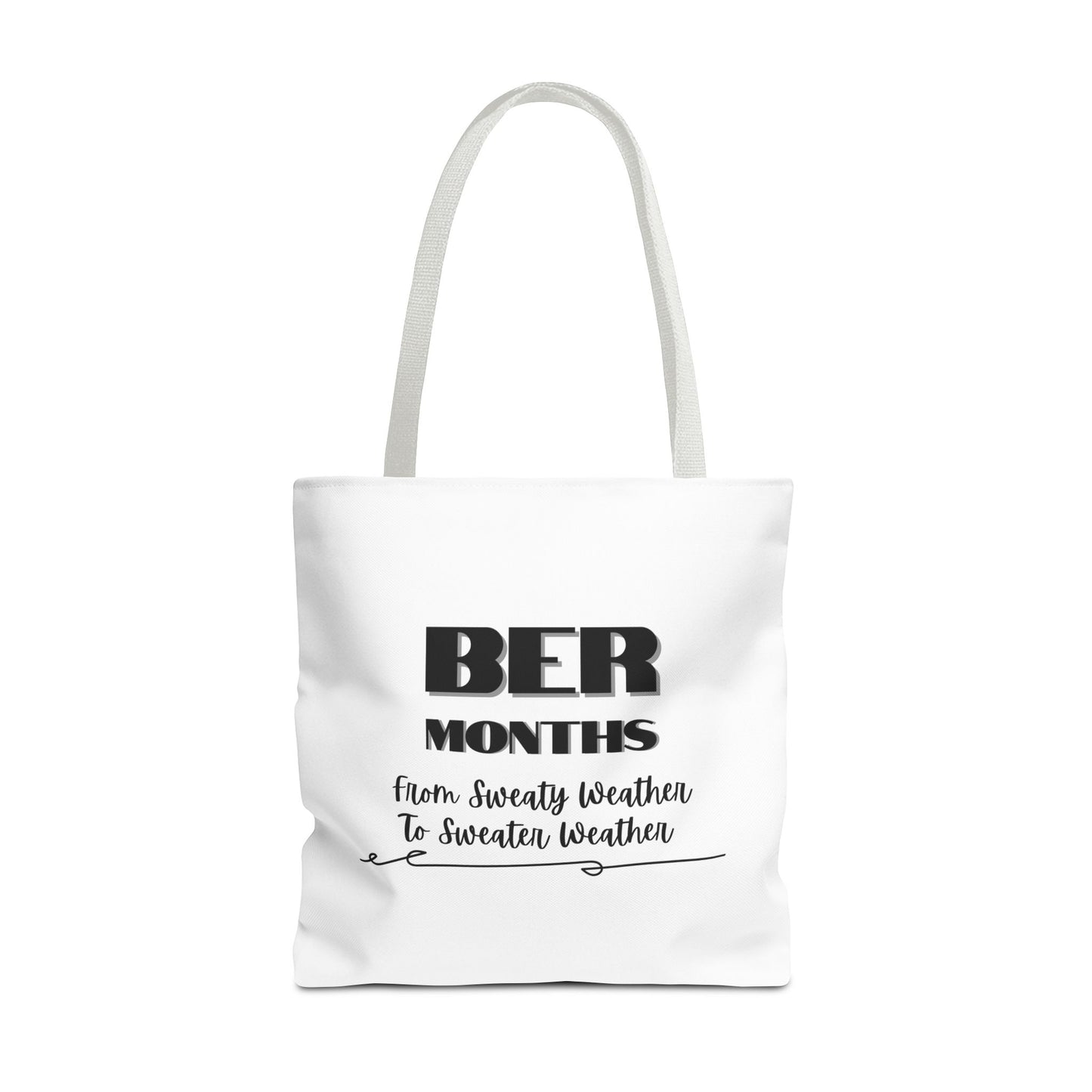 Unisex BER Months Tote Bag Autumn Fall September October November December Tote Bag Favorite Months Tote Bag