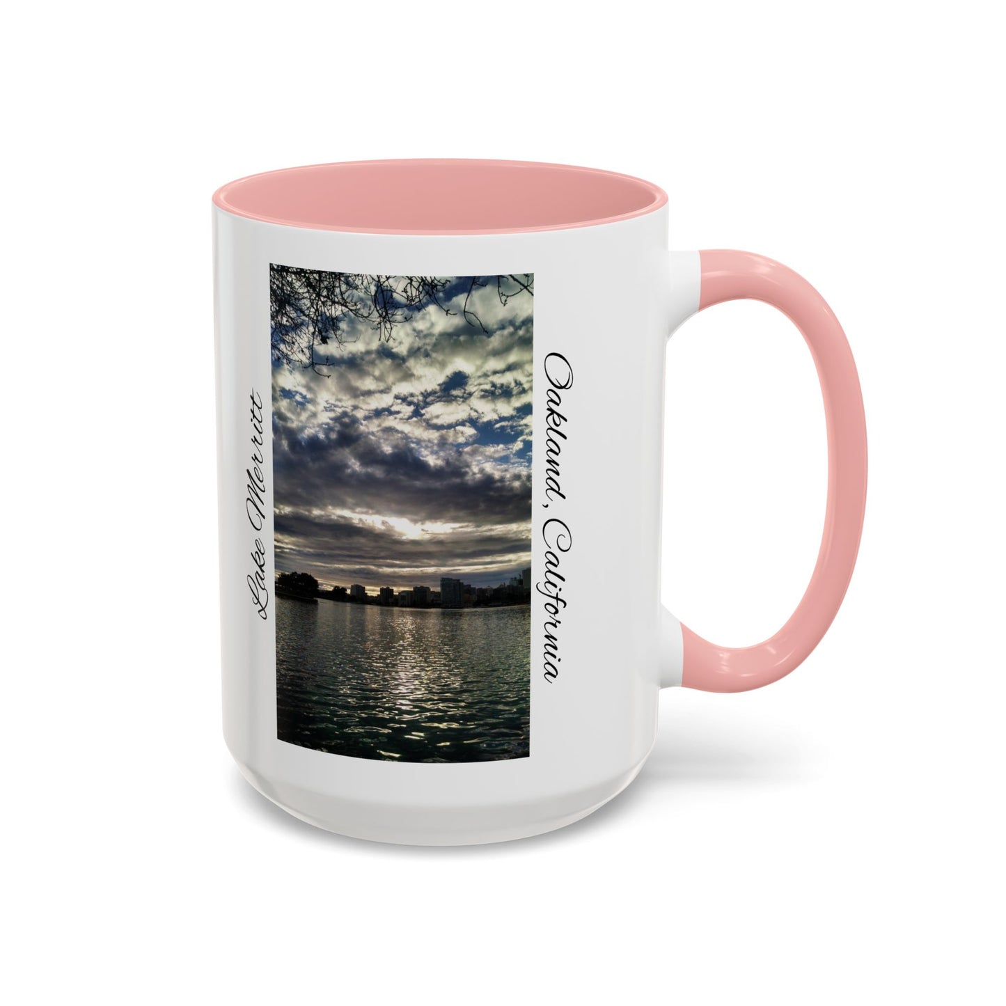 11oz/15oz Two Tone Lake Merritt, Oakland California San Francisco Bay Area Keepsake Coffee Mug