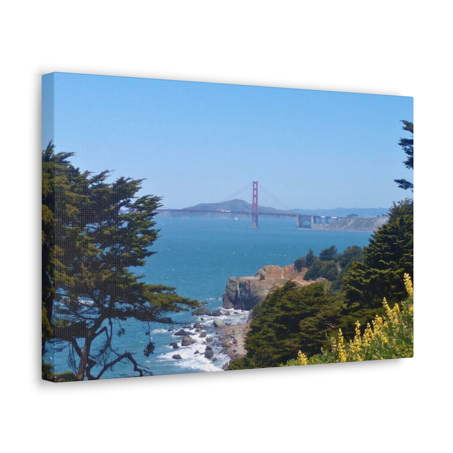 Canvas Gallery Wrap - Camino Del Mar - Fort Miley Lookout - San Francisco