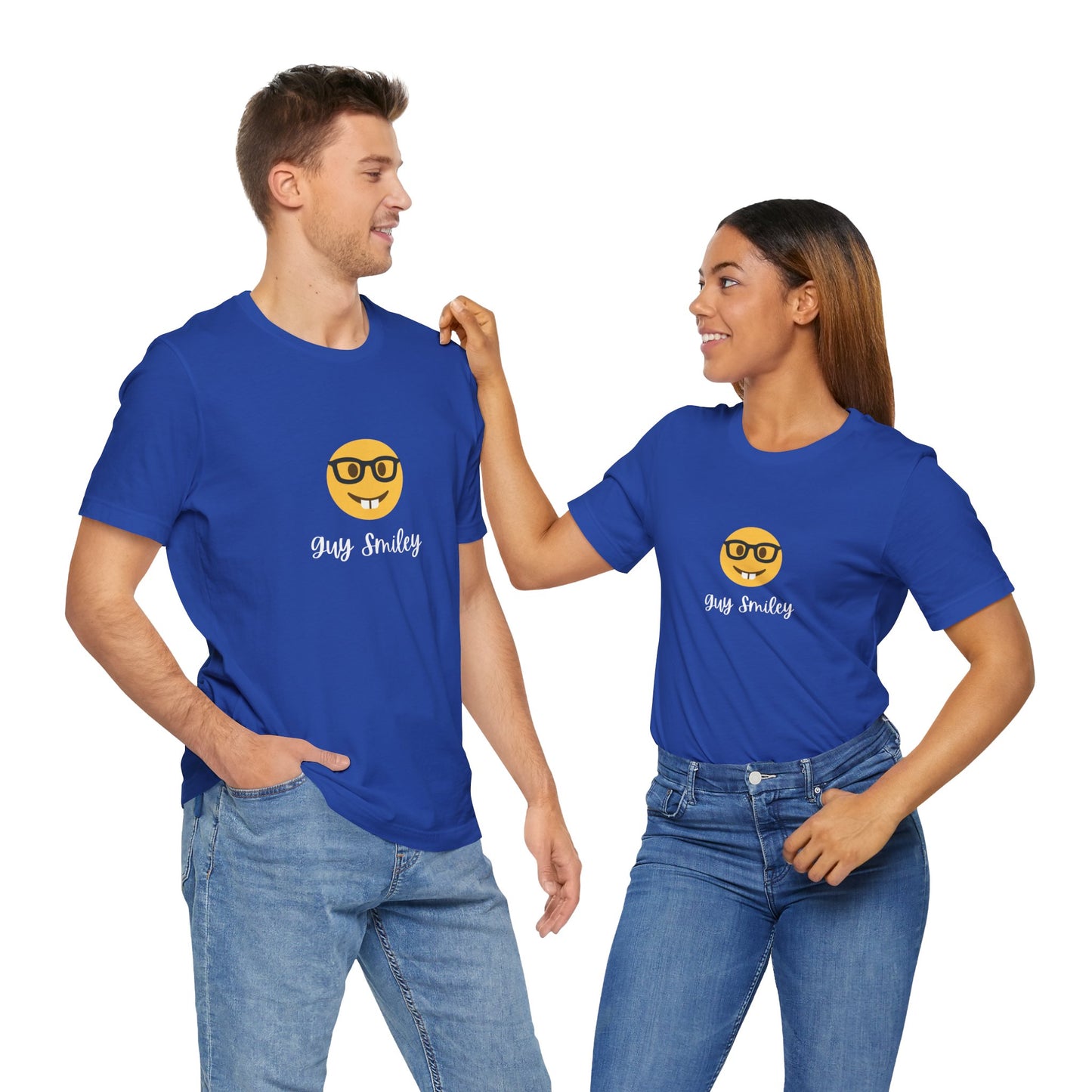 Unisex Jersey Short Sleeve Guy Smiley T-Shirt