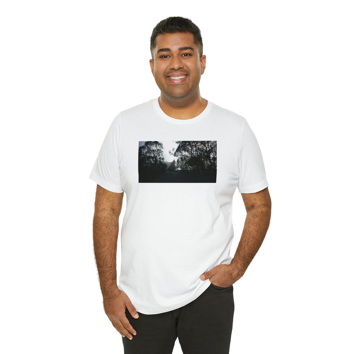 Unisex Travel T-Shirt, Scenic Ride I-280 On-ramp SF