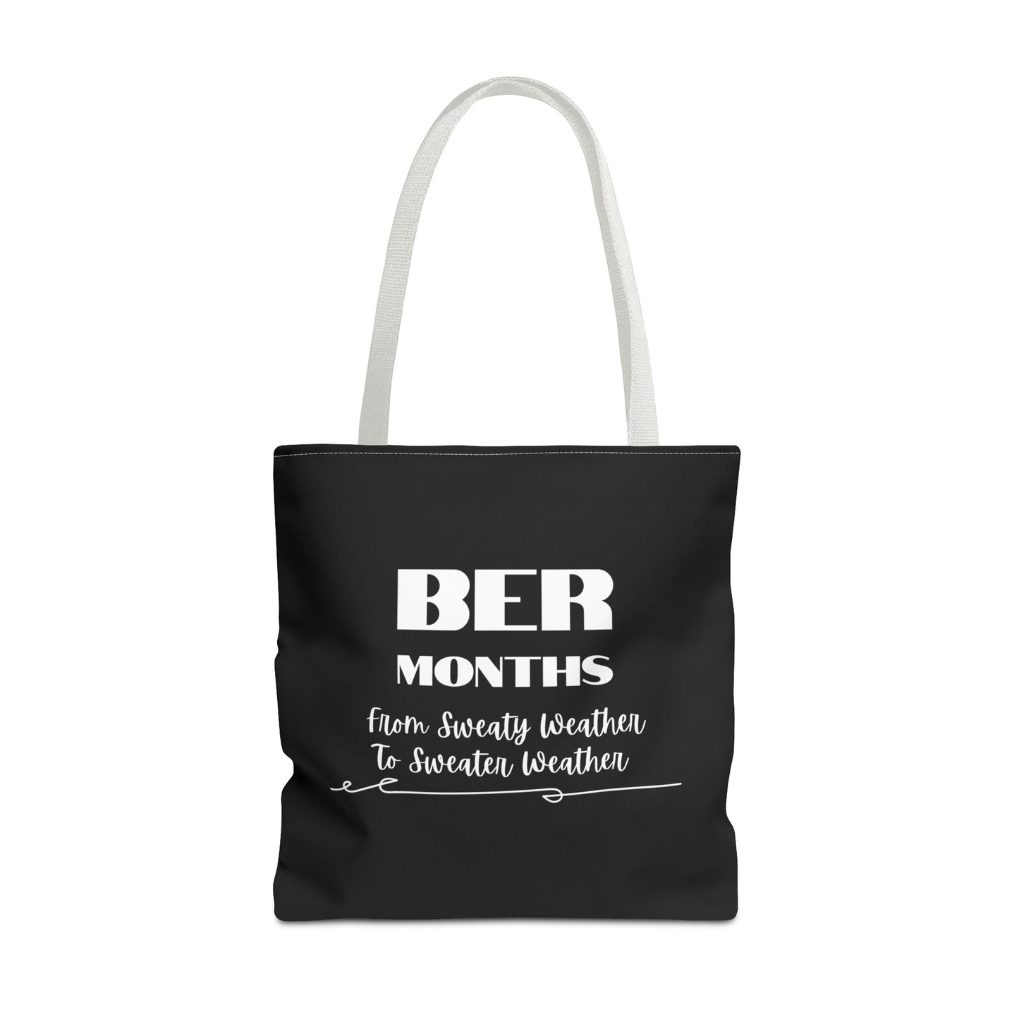 Unisex BER Months Tote Bag Autumn September October November December Tote Bag Favorite Months Tote Bag