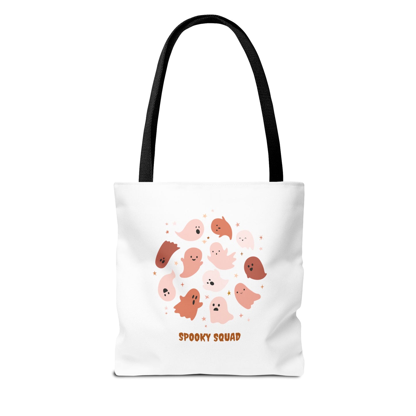 Cute Ghosts Halloween Gang Fall Spooky Squad Fall Season Tote Trick or Treating Candy Bag Reusable Lunch Bag