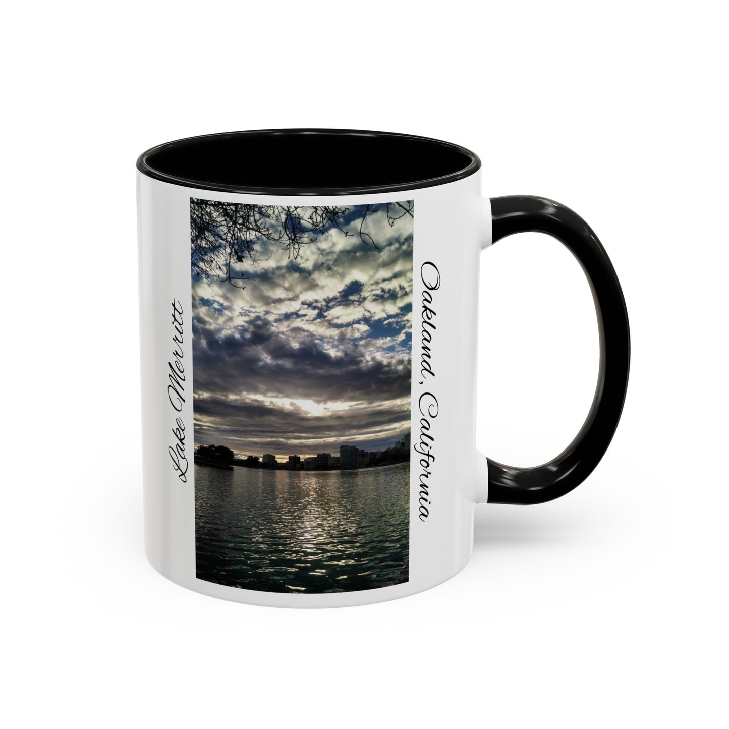 11oz/15oz Two Tone Lake Merritt, Oakland California San Francisco Bay Area Keepsake Coffee Mug