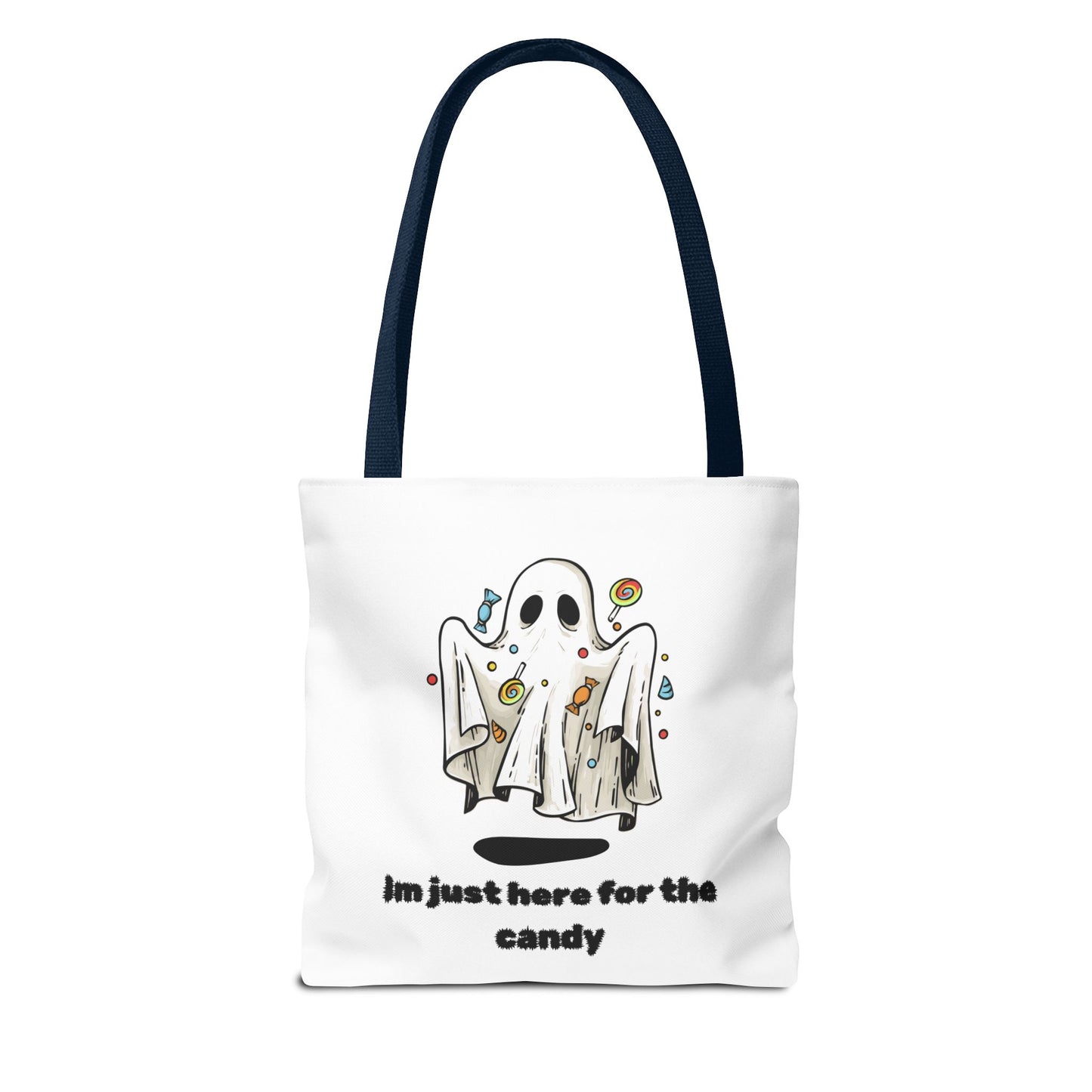 Cute Ghost Halloween Lover Spooky Season Trick or Treating Candy Bag Fall Themed Reusable Lunch Bag