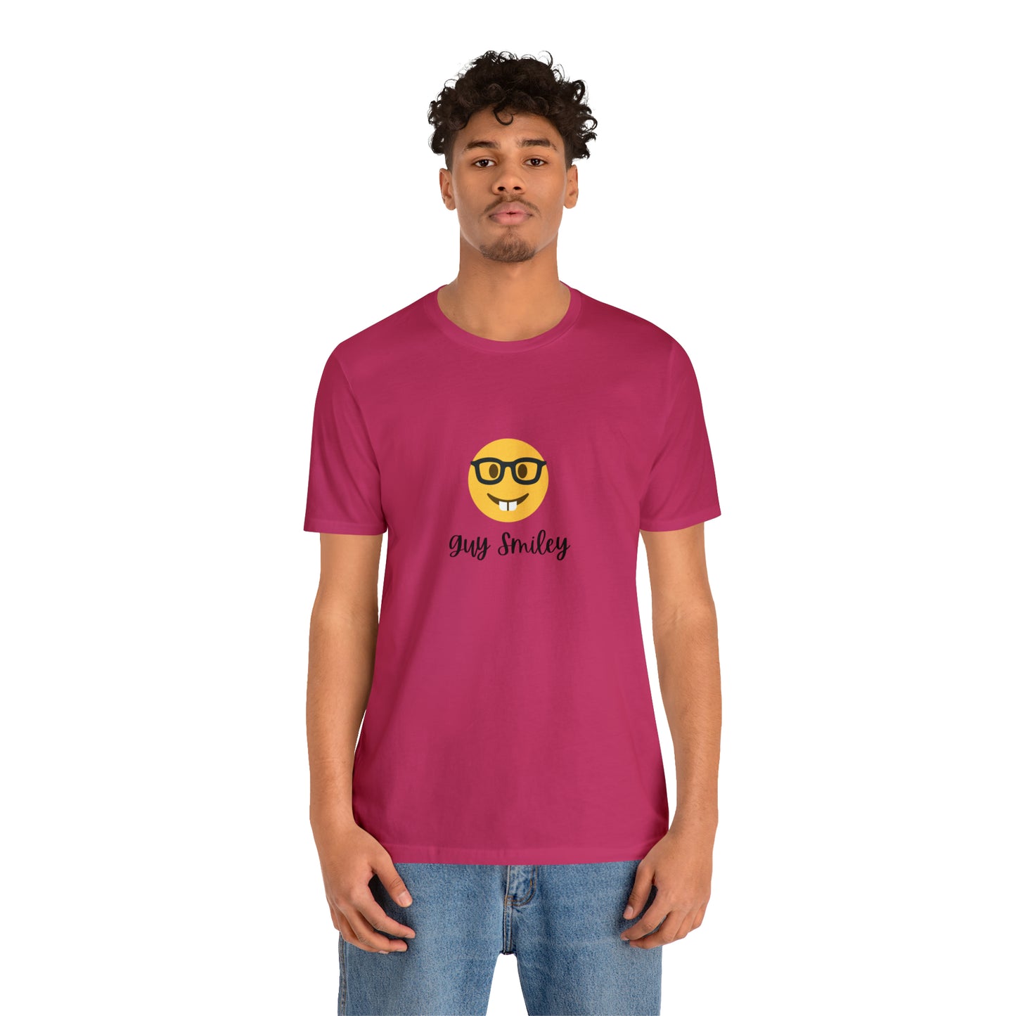 Unisex Jersey Short Sleeve Guy Smiley T-Shirt