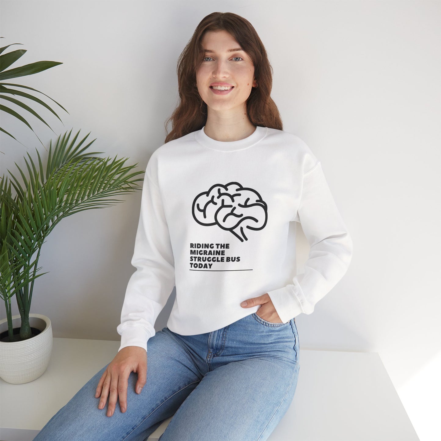 Unisex Migraine Day Invisible Illness Warrior Sweatshirt