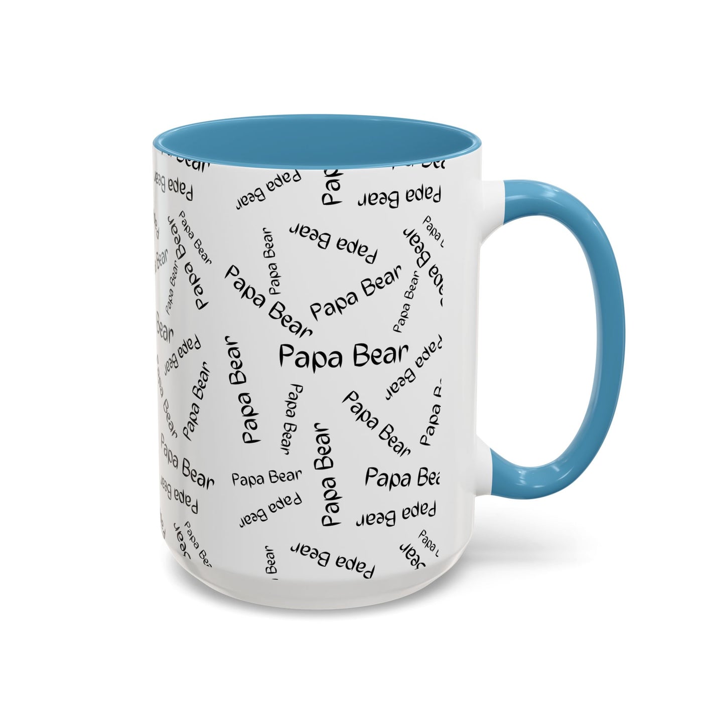 11oz/15oz Papa Bear Word Scramble Coffee Mug