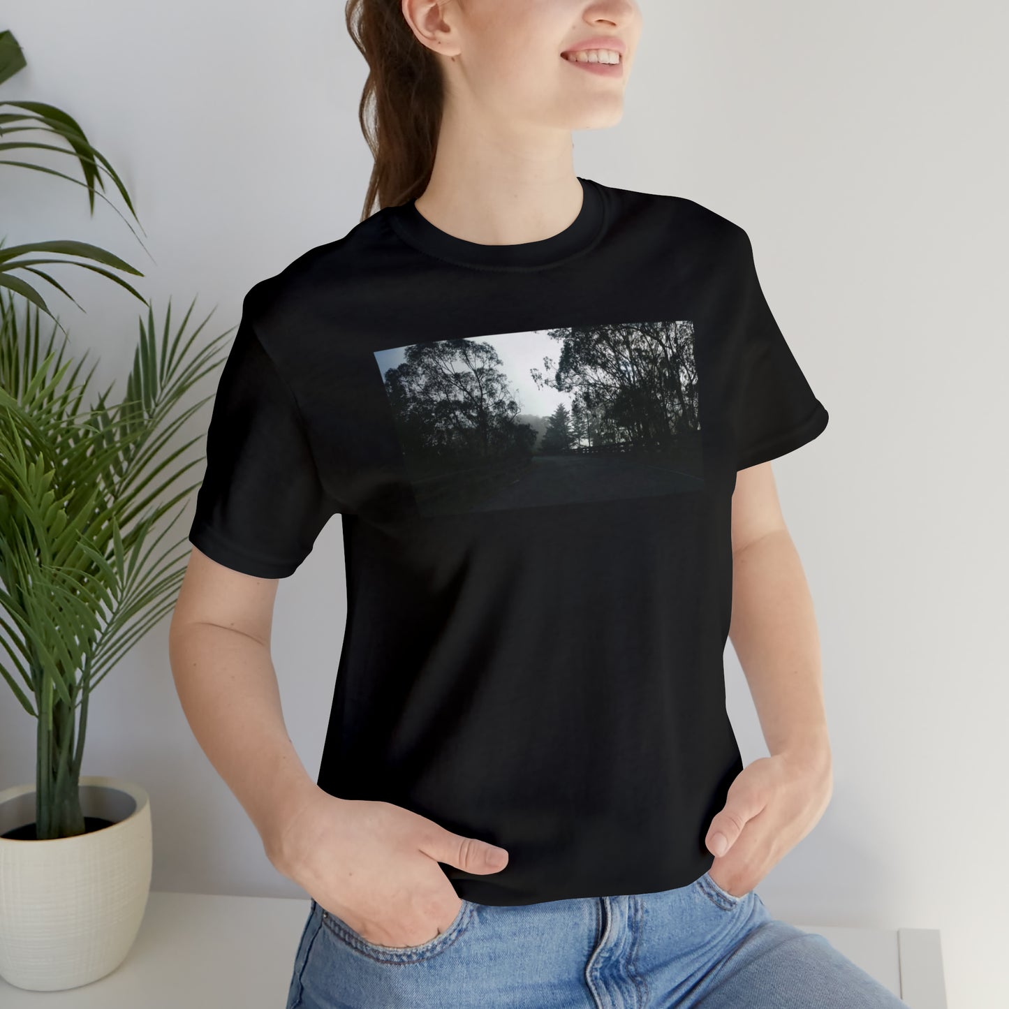 Unisex Travel T-Shirt, Scenic Ride I-280 On-ramp SF