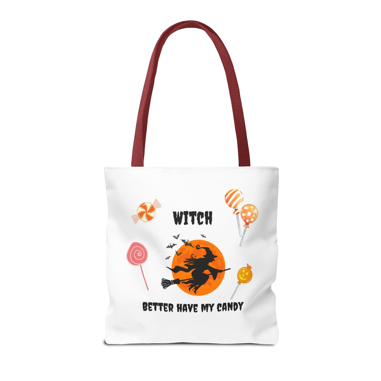 Halloween Tote Bag Spooky Season Trick or Treating Candy Bag Fall Themed Reusable Lunch Tote