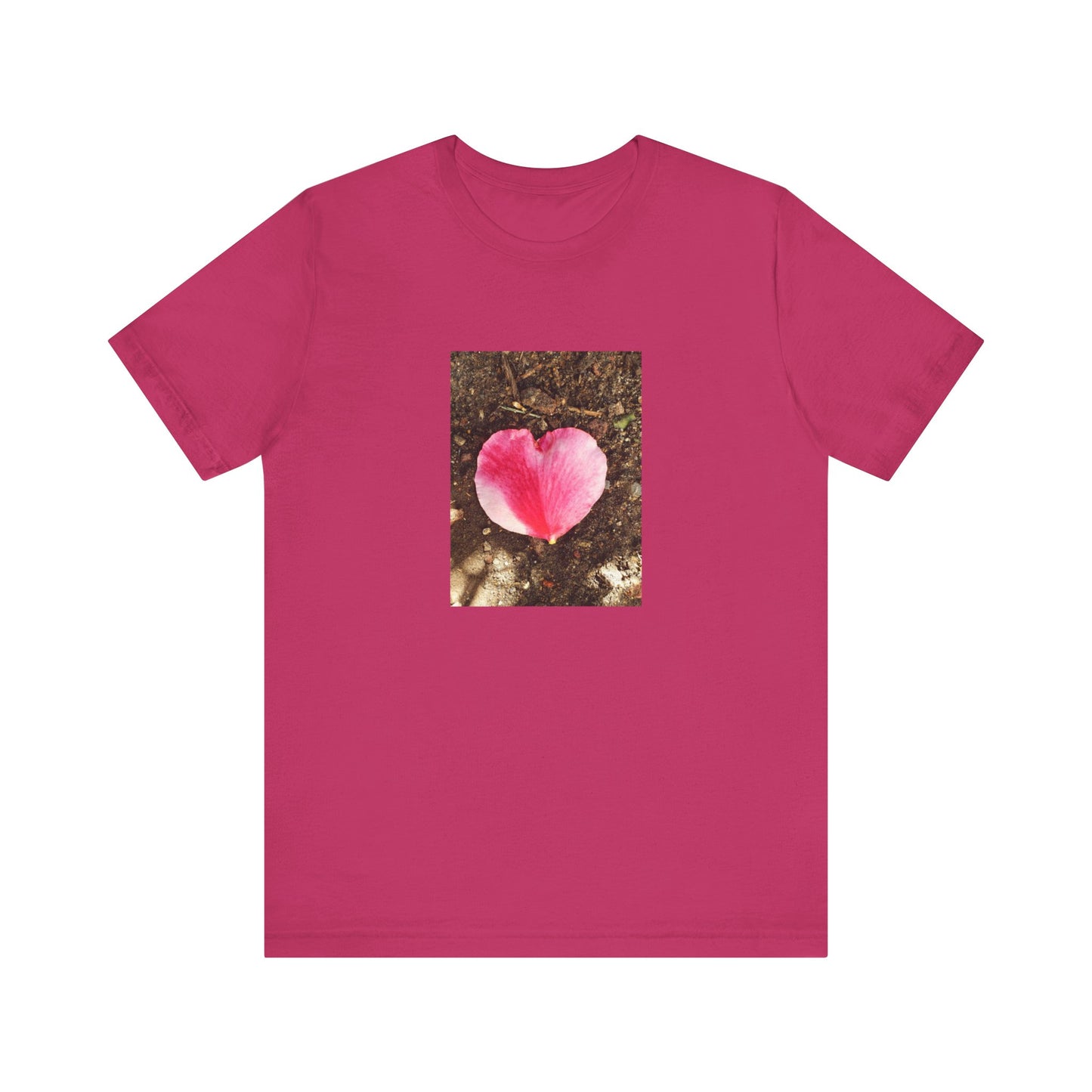 Unisex Jersey Short Sleeve Double Delight Rose Petal T-Shirt