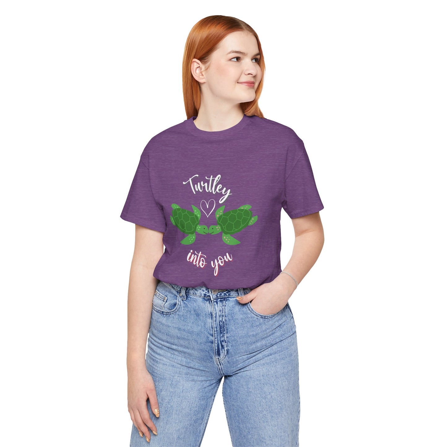 Unisex Cute Turtle Lover Turtley Into You T-Shirt