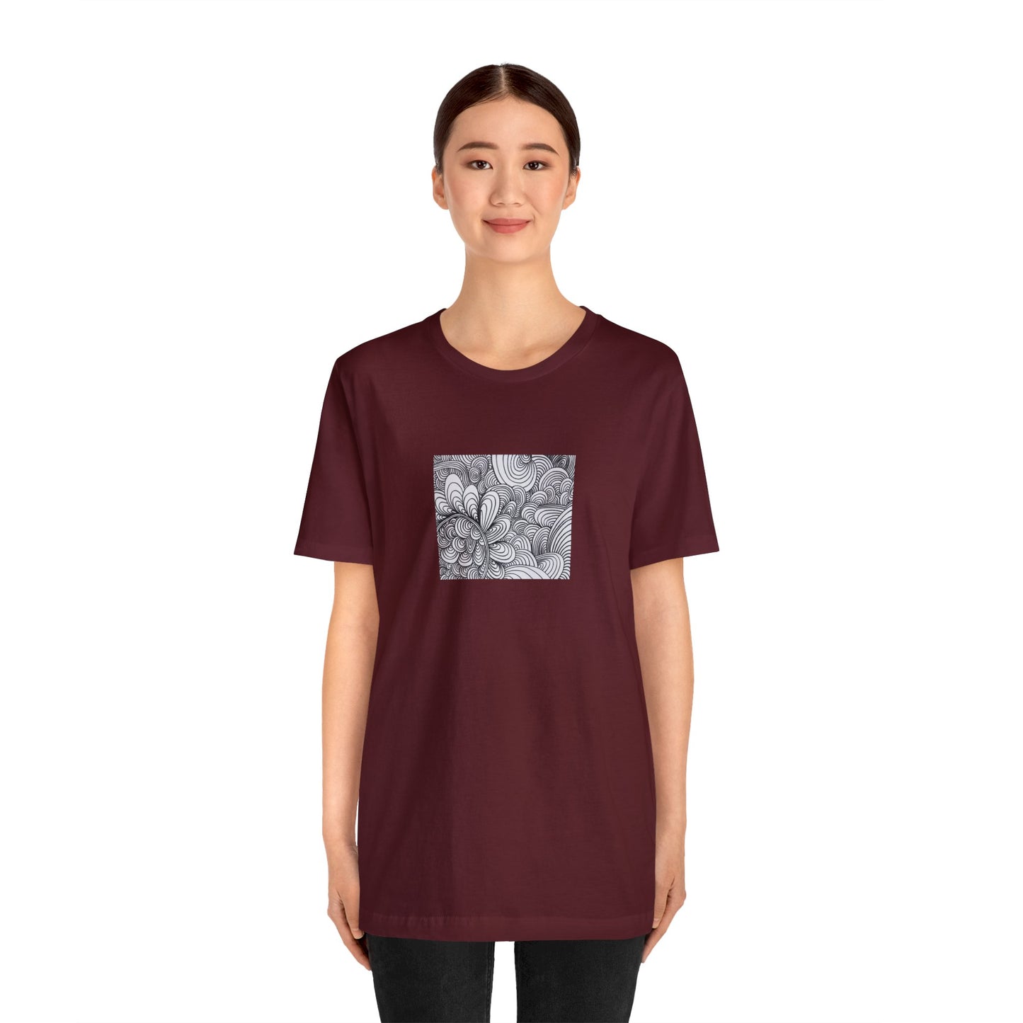 Unisex Original Art T-Shirt - Apricots Noir