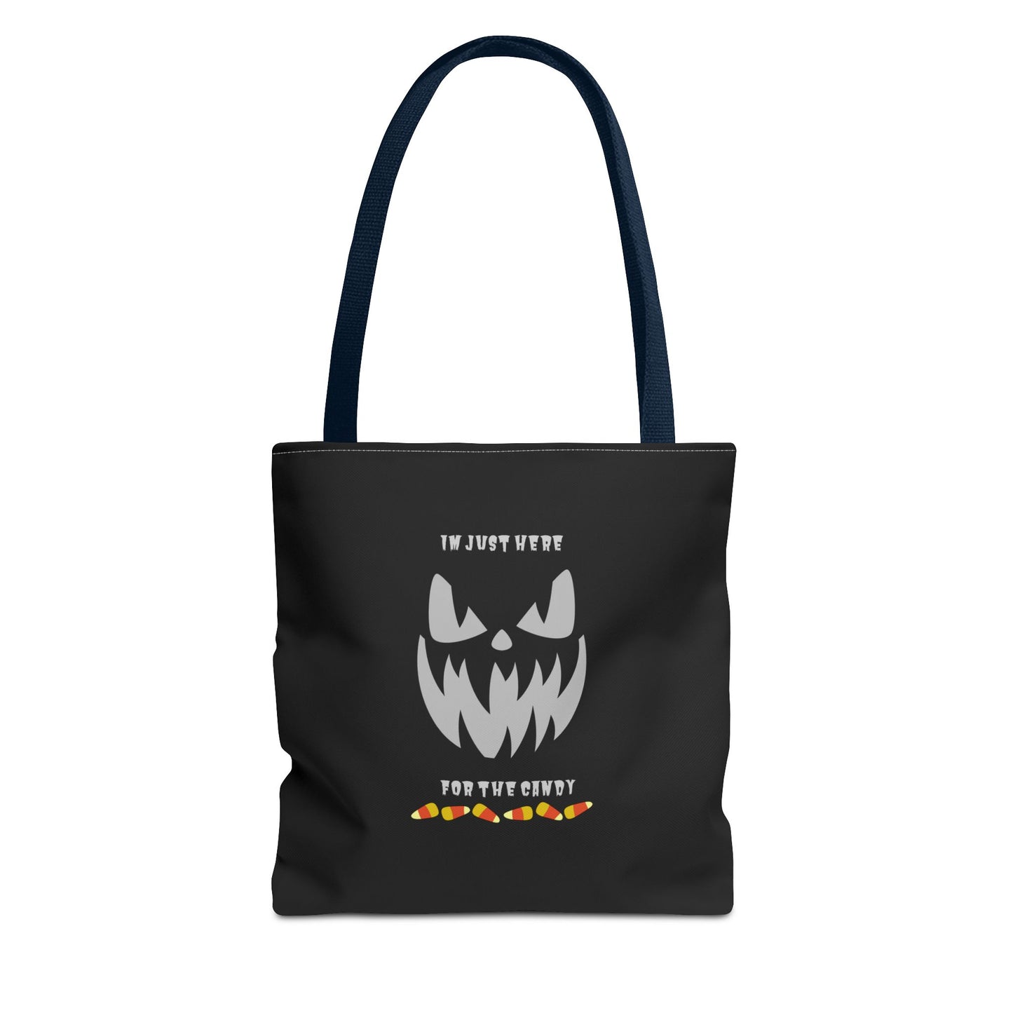 Halloween Candy Corn Scary Face Gift Spooky Season Trick or Treating Fall Candy Bag Reusable Lunch Bag