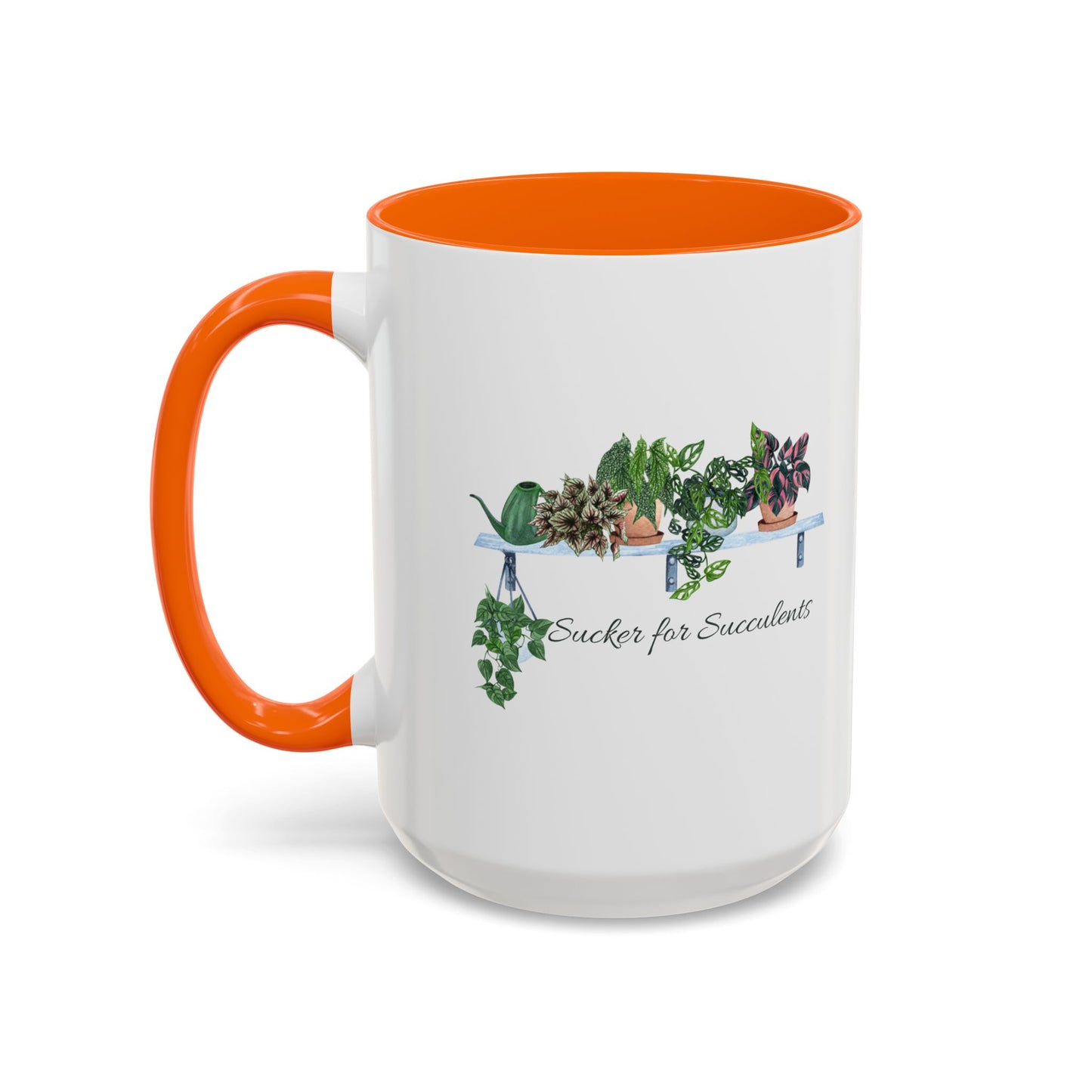 11oz/15oz Garden Themed Coffee Mug Sucker for Succulents