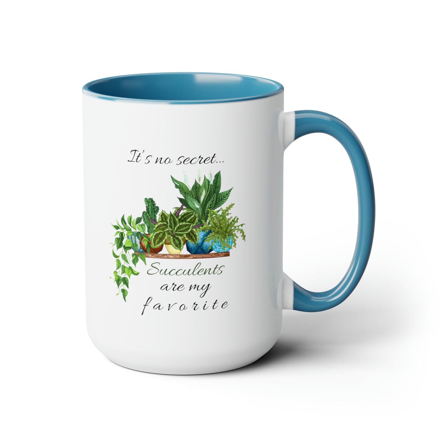 15oz Garden Themed Coffee Mug - Succulents Are My Favorite