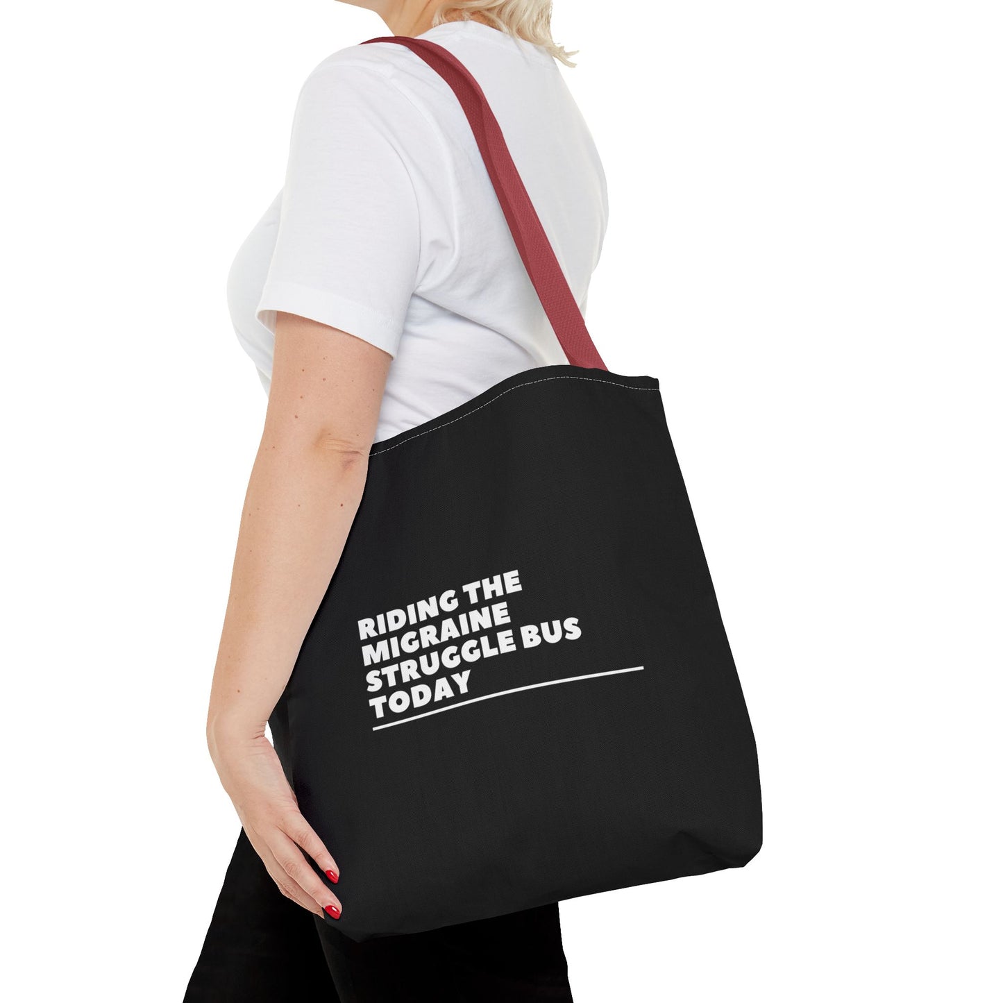 Unisex Migraine Day Invisible Illness Warrior Tote Bag