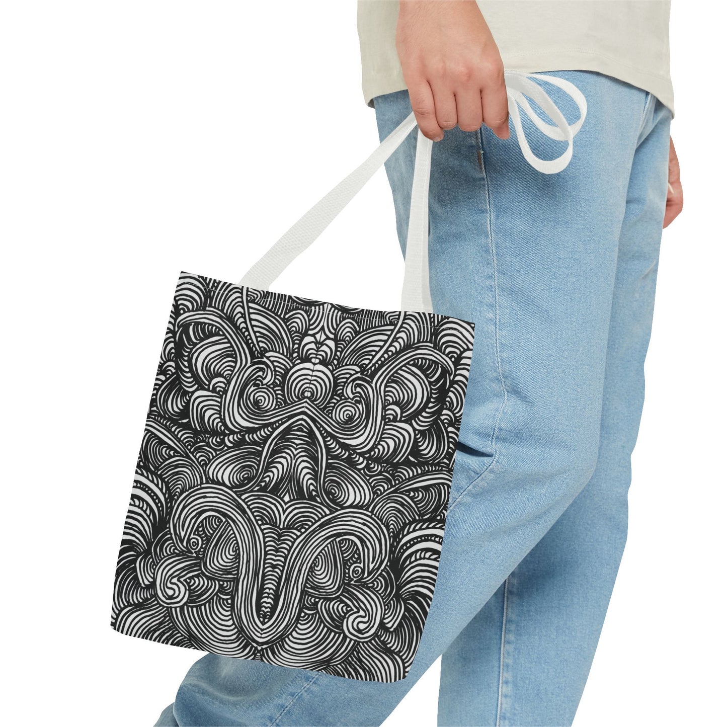 Unisex Original Line Art All Over Print Tote Bag - Mirage