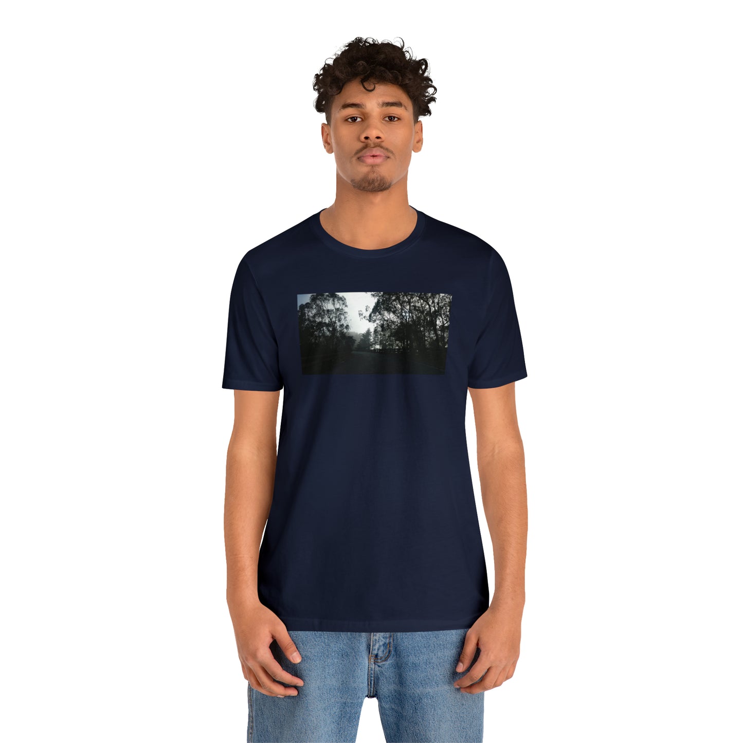 Unisex Travel T-Shirt, Scenic Ride I-280 On-ramp SF