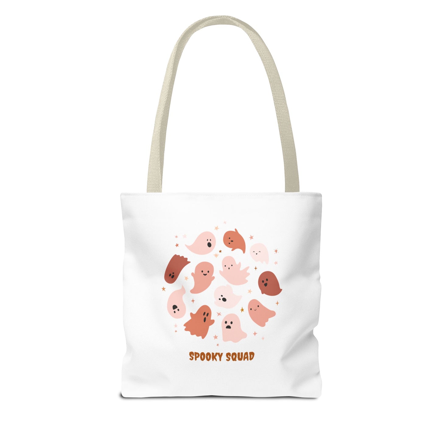 Cute Ghosts Halloween Gang Fall Spooky Squad Fall Season Tote Trick or Treating Candy Bag Reusable Lunch Bag