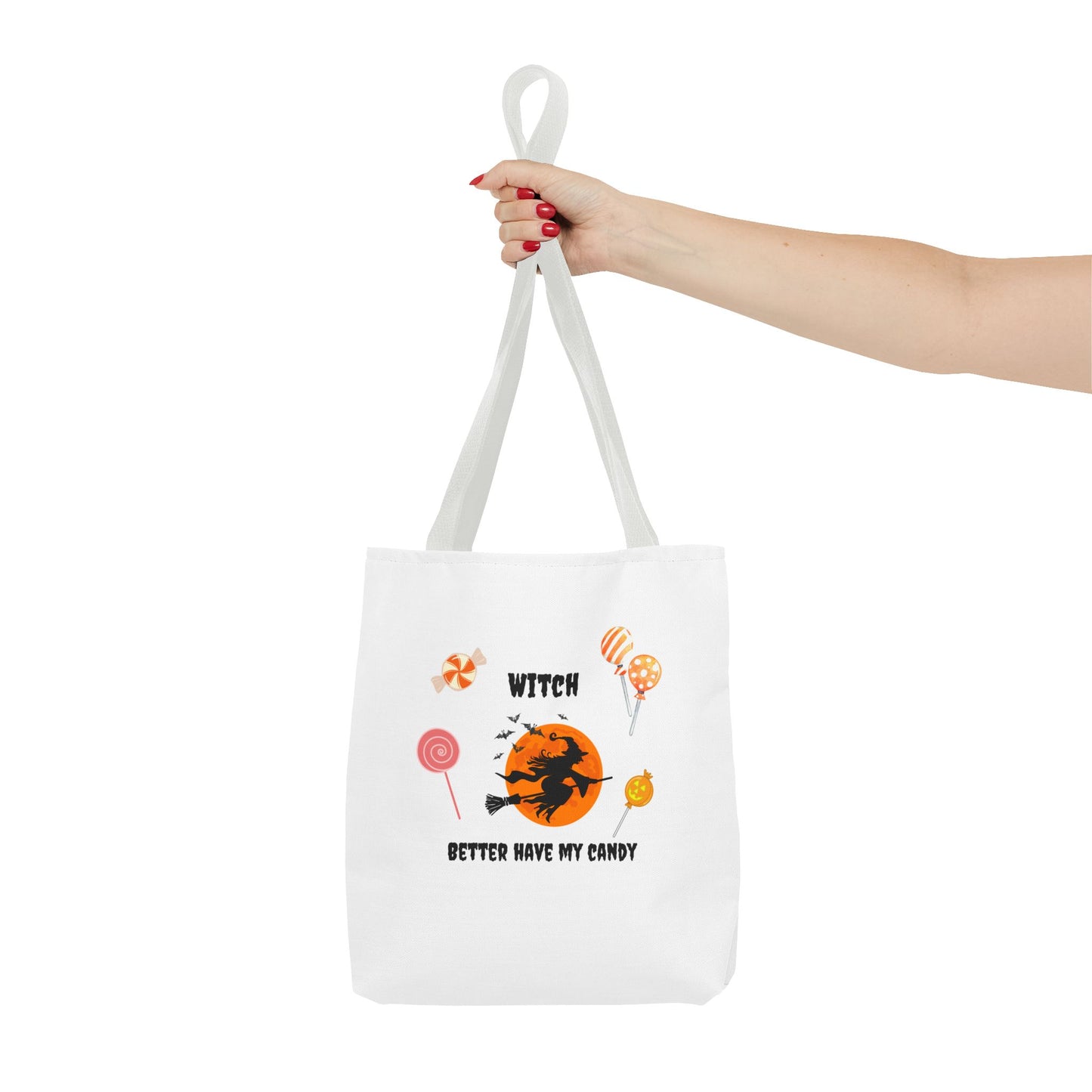 Halloween Tote Bag Spooky Season Trick or Treating Candy Bag Fall Themed Reusable Lunch Tote