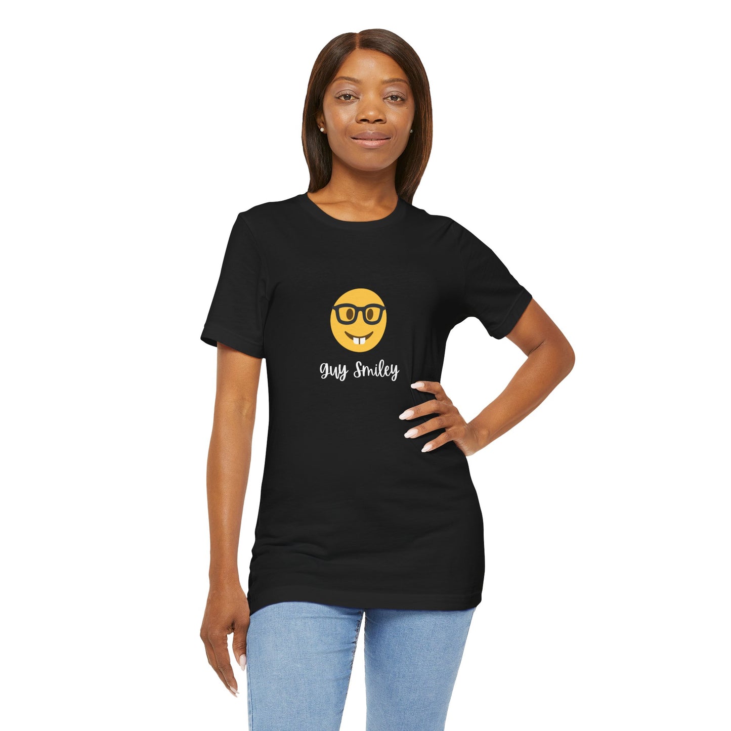 Unisex Jersey Short Sleeve Guy Smiley T-Shirt