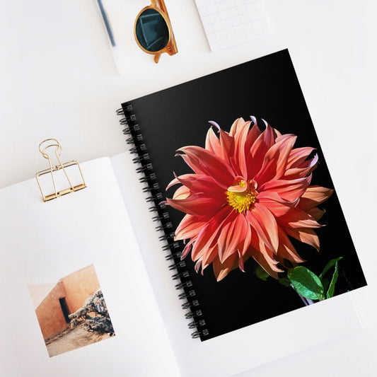 Spiral Notebook - Dahlia Flower