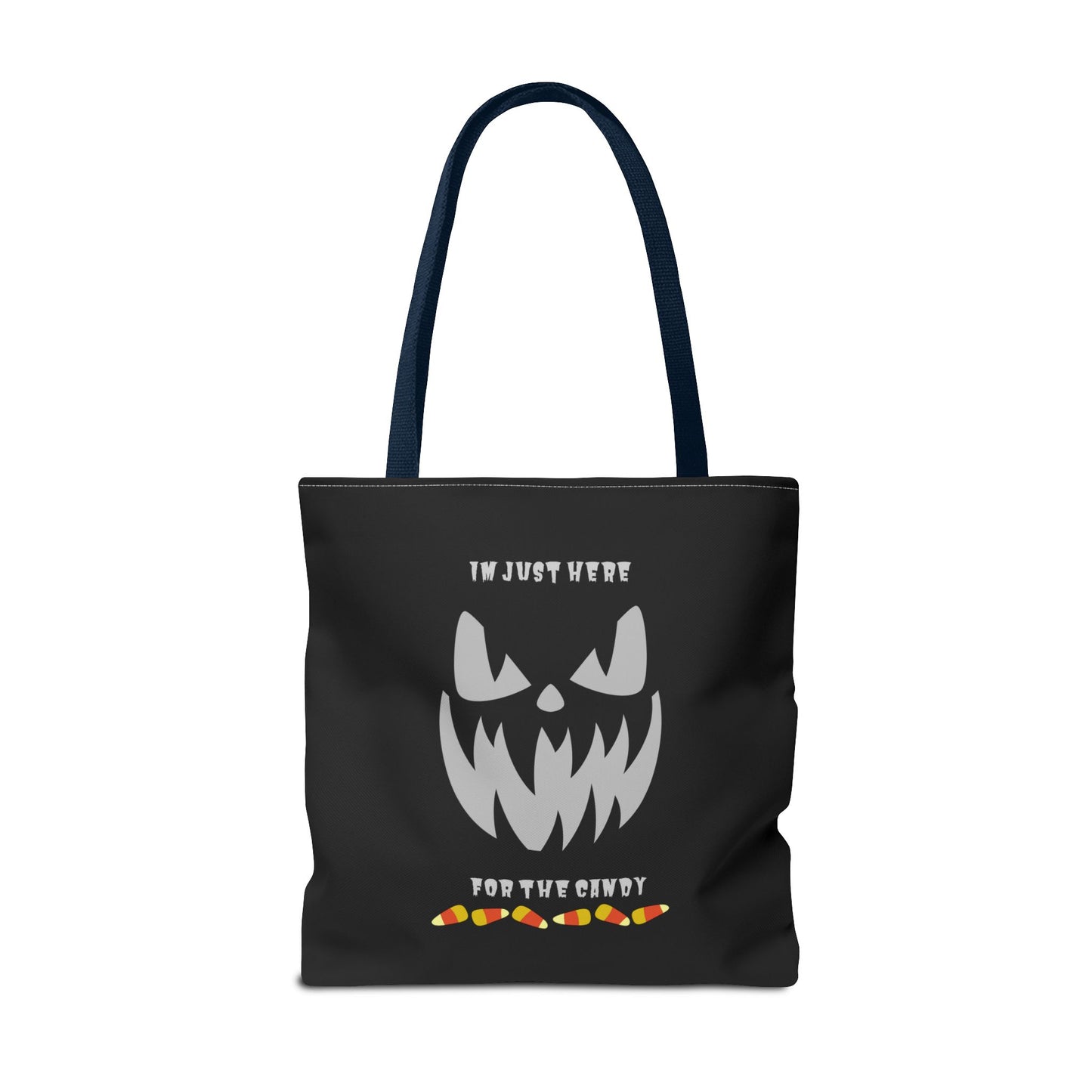 Halloween Candy Corn Scary Face Gift Spooky Season Trick or Treating Fall Candy Bag Reusable Lunch Bag