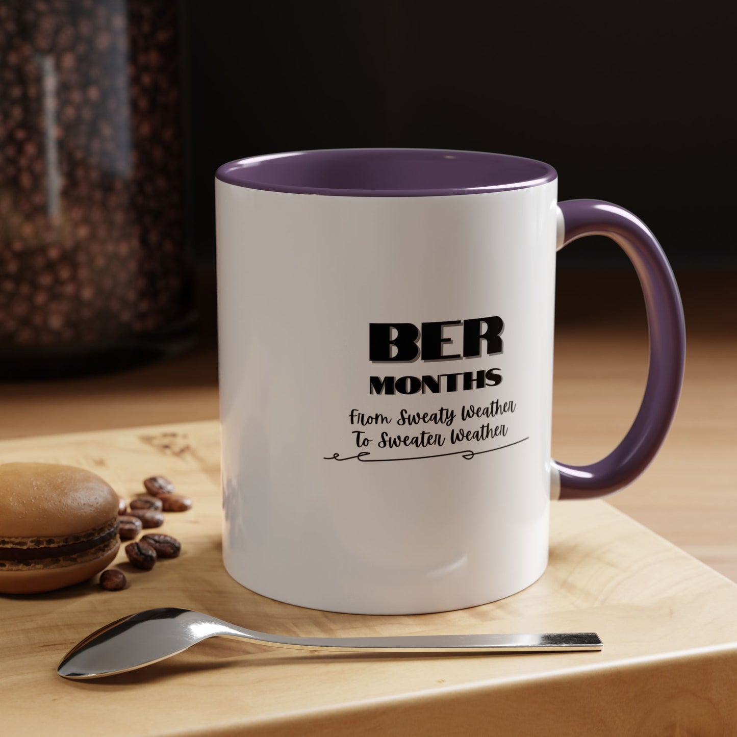 11oz/15oz BER Months From Sweaty Weather to Sweaty Weather Coffee Mug