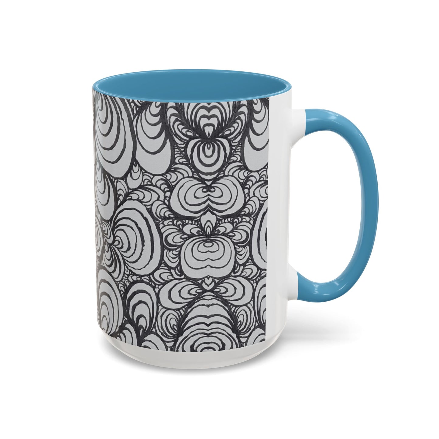 11oz/15oz Original Line Art Mug - Puzzle Panels 1